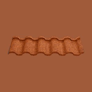 Композитна черепиця Novatik NATURA ROMAN terra rossa (цегляний)