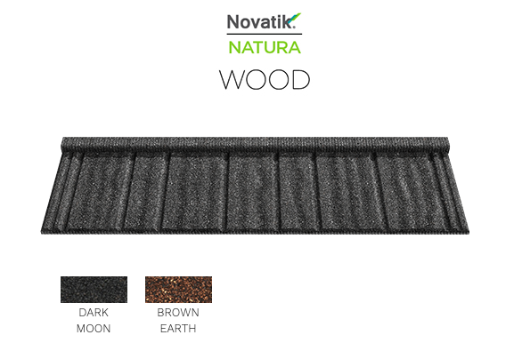 Композитна черепиця Novatik NATURA WOOD