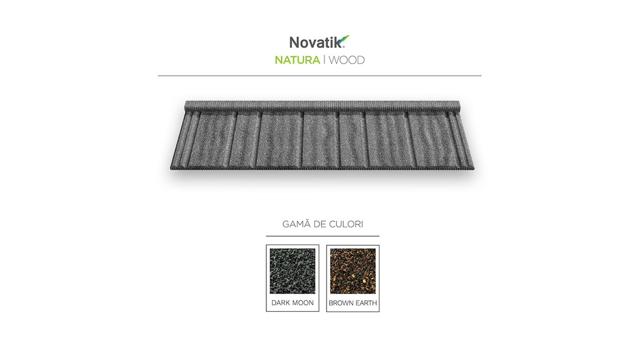 Композитна черепиця Novatik NATURA WOOD - Зображення 6