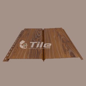 Металевий сайдинг фальшбрус-золотий дуб від Дах Сервіс