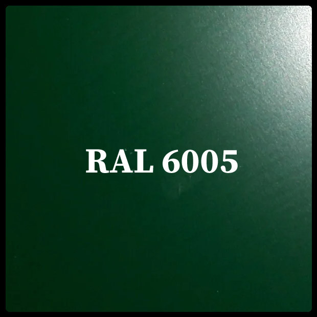 Лист оцинкований з полімерним покриттям RAL 6005 0,4 мм аркуш (1250*2000)