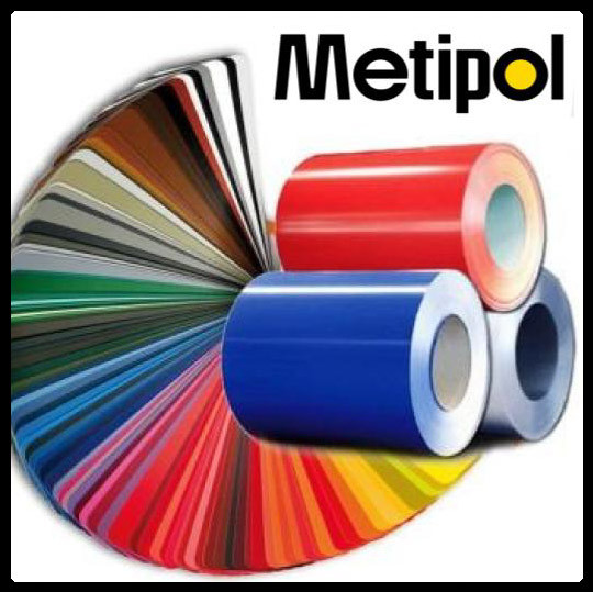 Листова сталь Metipol 0,45 мм Полімер RAL RAL 3005 - Зображення 3