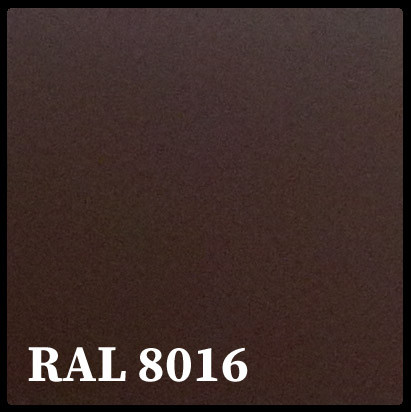 Сталь 0,5 мм листова PE ⁇ MittalSteel (Польща) RAL 8016 - Зображення 4