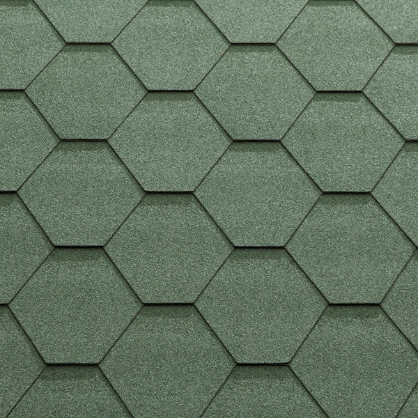 Бітумова черепиця Katepal KL (Зелений) - Зображення 2