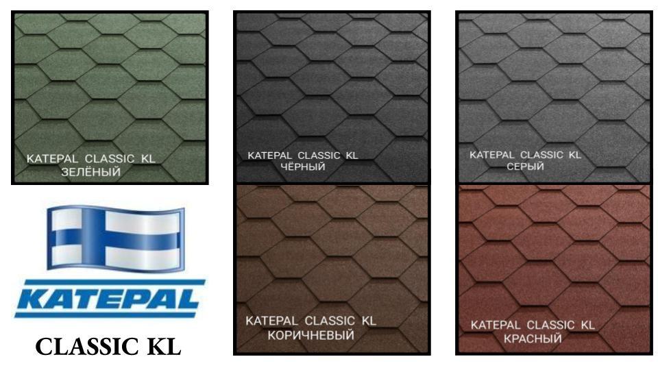 Бітумова черепиця Katepal KL (Зелений) - Зображення 9