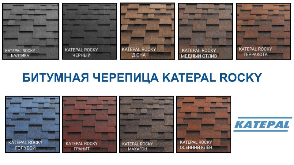 Бітумова черепиця KATEPALTM Rocky — Теракота - Зображення 7