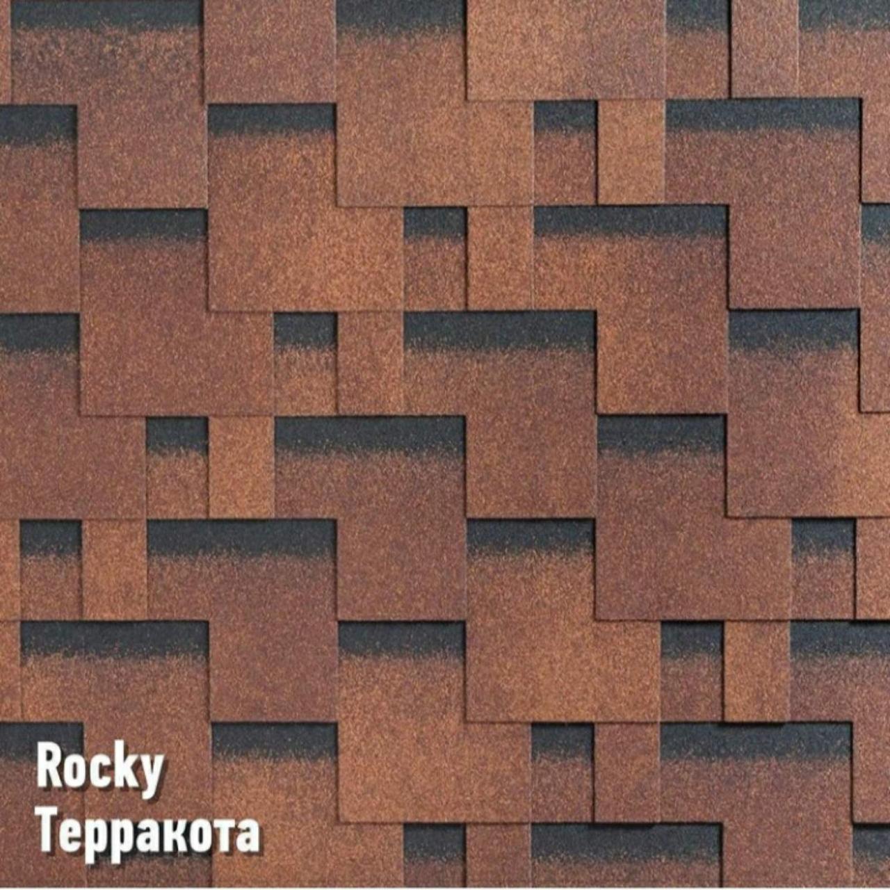 Бітумова черепиця KATEPALTM Rocky — Теракота - Зображення 4