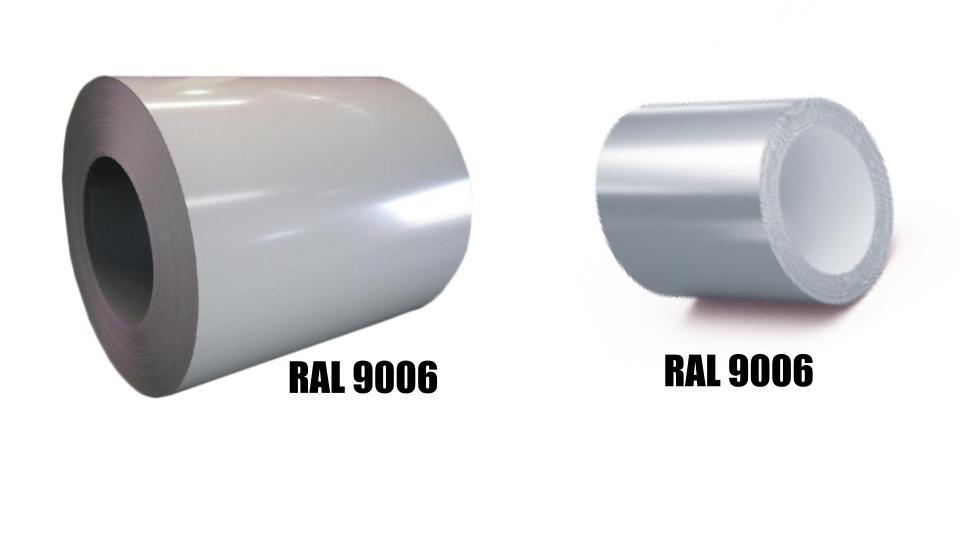 Гладкий лист "Dongbu Steel" ( Корея) 0,5 мм — з полімерним покриттям RAL — 9006 - Зображення 4