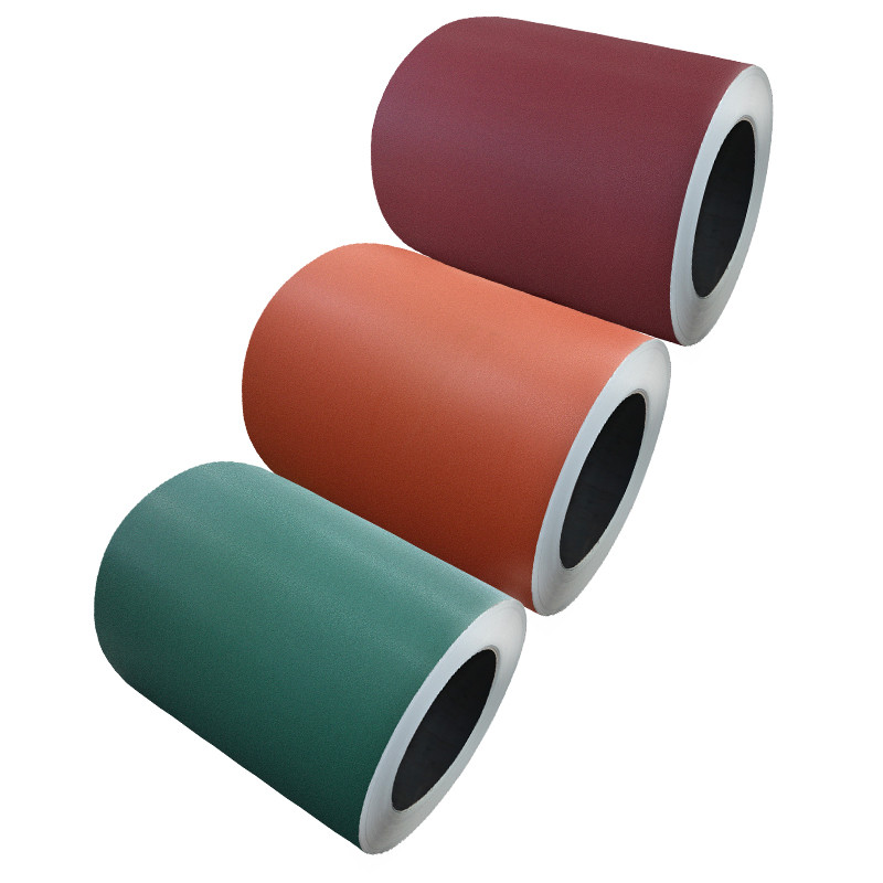 Рулони оцинковані 0,45 мм із глянсовим полімерним покриттям "Модуль Україна" RAL 8004 - Зображення 2