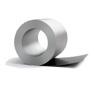 Рулони оцинковані 0,45 мм із глянсовим полімерним покриттям "Модуль Україна" RAL 9006 - Зображення 2