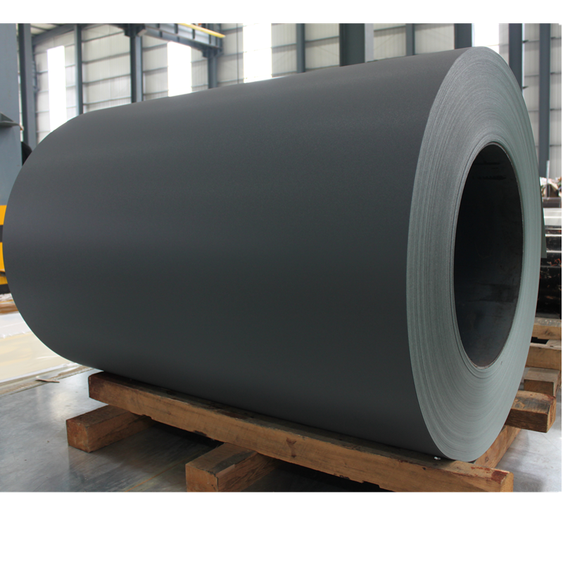 Рулони оцинковані 0,7 мм із глянсовим полімерним покриттям "Модуль Україна" RAL 7024 - Зображення 5