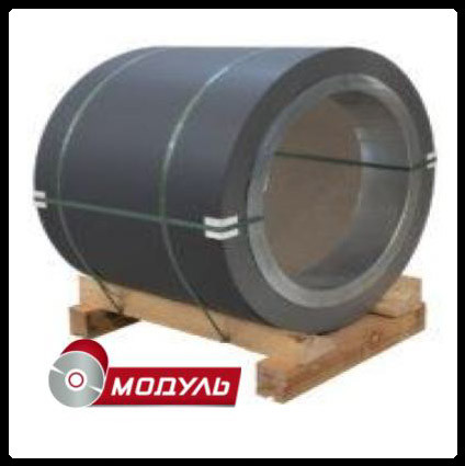 Рулони оцинковані 0,7 мм із глянсовим полімерним покриттям "Модуль Україна" RAL 7024 - Зображення 2