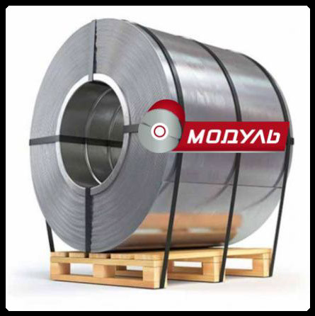 Рулони оцинковані 0,45 мм із глянсовим полімерним покриттям "Модуль Україна" RAL 9006 - Зображення 6