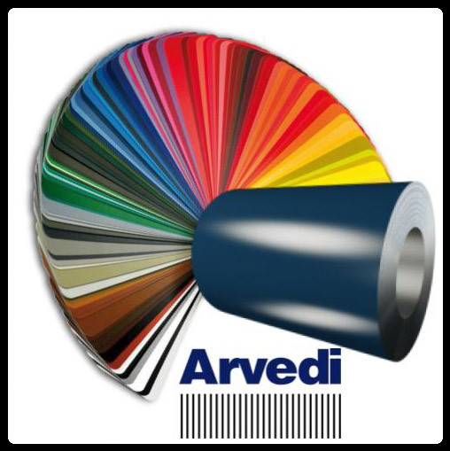 Гладкий лист 0,45 мм "Arvedi" Polyester RAL - Зображення 3