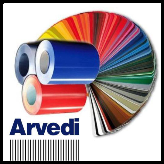 Гладкий лист 0,45 мм "Arvedi" Polyester RAL - Зображення 2