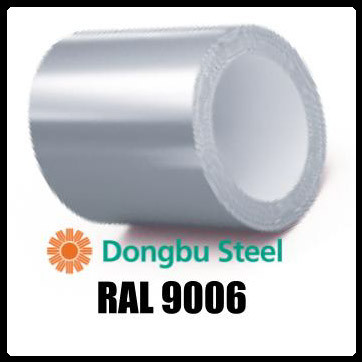 Гладкий лист "Dongbu Steel" ( Корея) 0,5 мм — з полімерним покриттям RAL — 9006 - Зображення 2