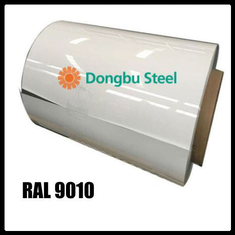Гладкий лист "Dongbu Steel" ( Корея) 0,5 мм — з полімерним покриттям RAL — 9010 - Зображення 2
