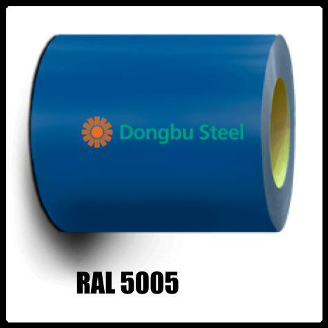 Гладкий лист "Dongbu Steel" ( Корея) 0,5 мм — з полімерним покриттям RAL — 5005 - Зображення 2