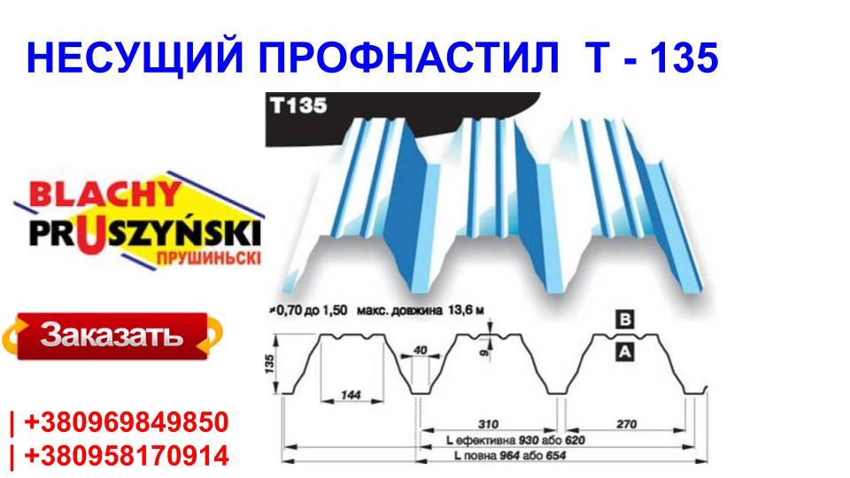 Профнастил Т - 92 Несучий Оцинкований 1 мм Завод "BLACHY PRUSZYNSKI" - Зображення 6