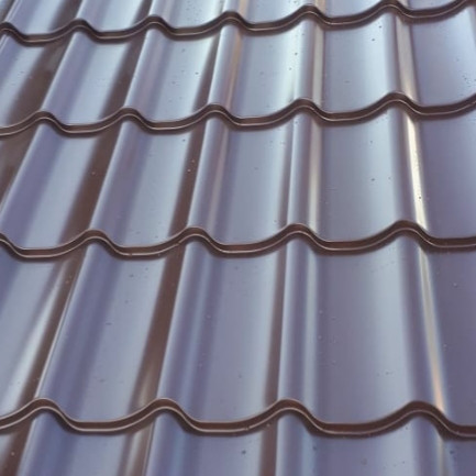 Металочерепиця 0.45 мм Ral 8017 (в Дніпрі) Тектум-С - Зображення 7