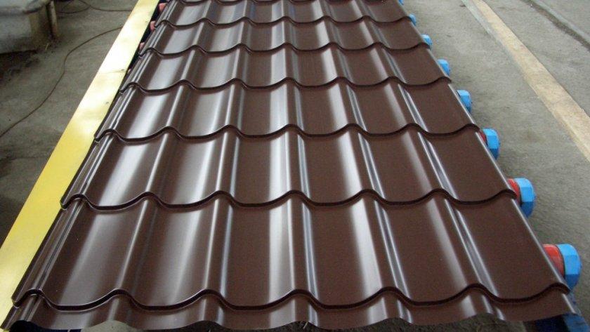 Металочерепиця 0.45 мм Ral 8017 (в Дніпрі) Тектум-С - Зображення 3