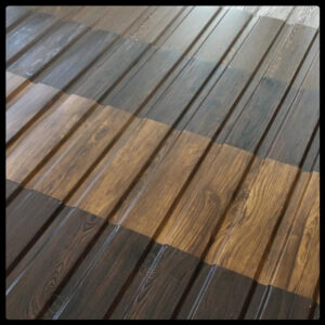 Профнастил під дерево структурний дуб 0,4 мм Китай Термастил.