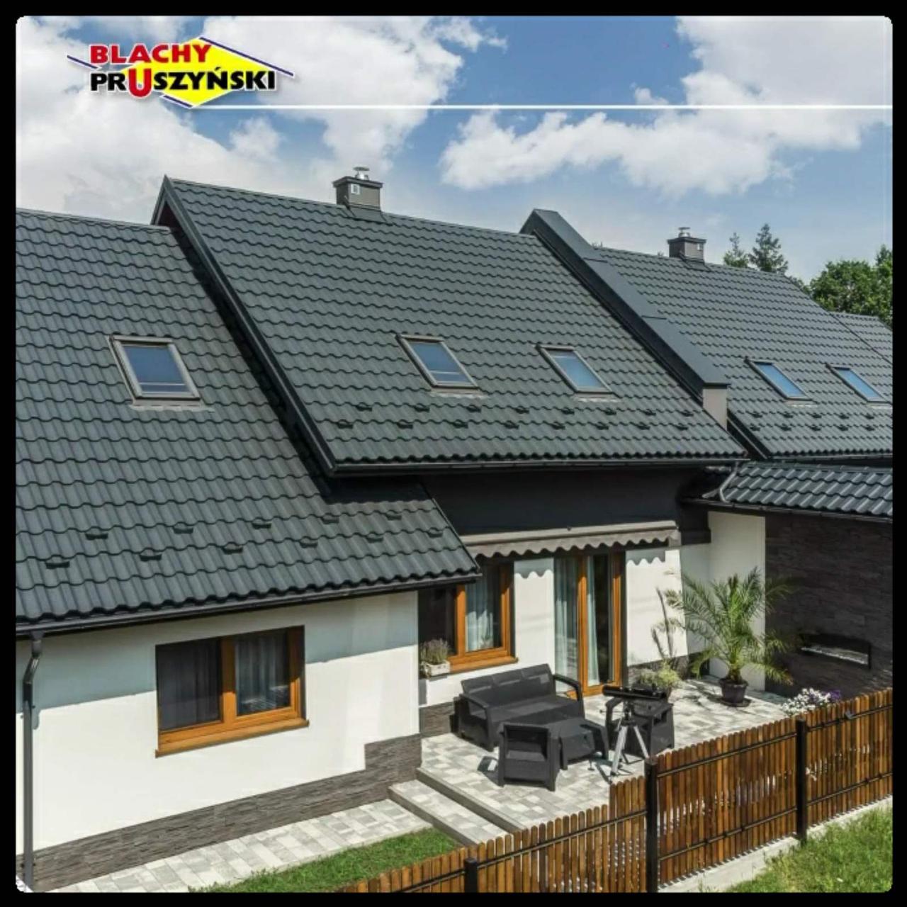 Металочерепиця REN ⁇ 0,5 мм ⁇ RAL 7024 ⁇ PEMA ⁇ Blachy Pruszynski ⁇ - Зображення 5