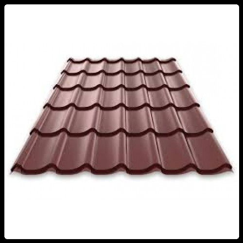 Металочерепиця RAL 8017 ⁇ 0,45 мм ⁇ Китай ⁇ - Зображення 2
