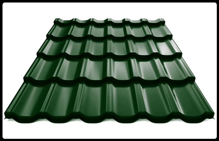 Металочерепиця ELIT-DAH 0,5 мм RAL 8017 PEMA Австрія - Зображення 4