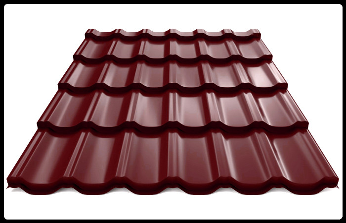 Металочерепиця ELIT-DAH 0,5 мм RAL 8017 PEMA Австрія - Зображення 3