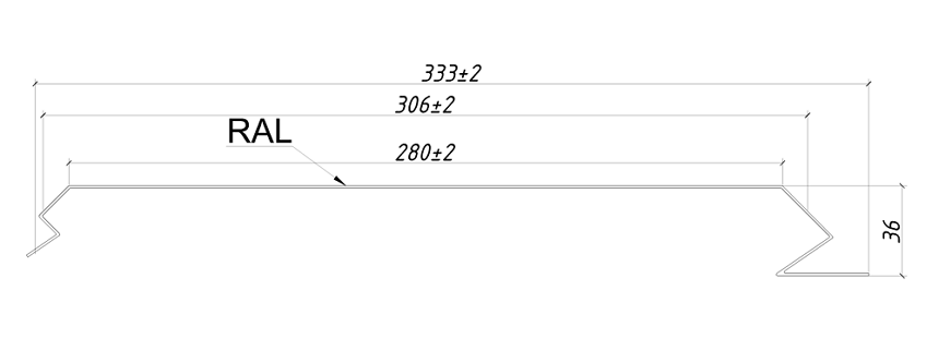 Фасадні панелі "Ліберті" RAL 6005 зелений 0,45 мм Китай - Зображення 7