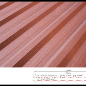 Профнастил Т-18 RAL 7024 • МАТ 0.5 мм