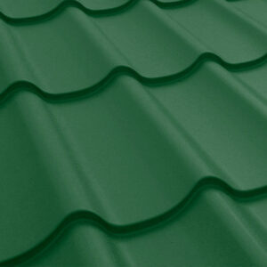 Металочерепиця Monterrey Plus RAL 6020, Корея PEMA 0,45 мм