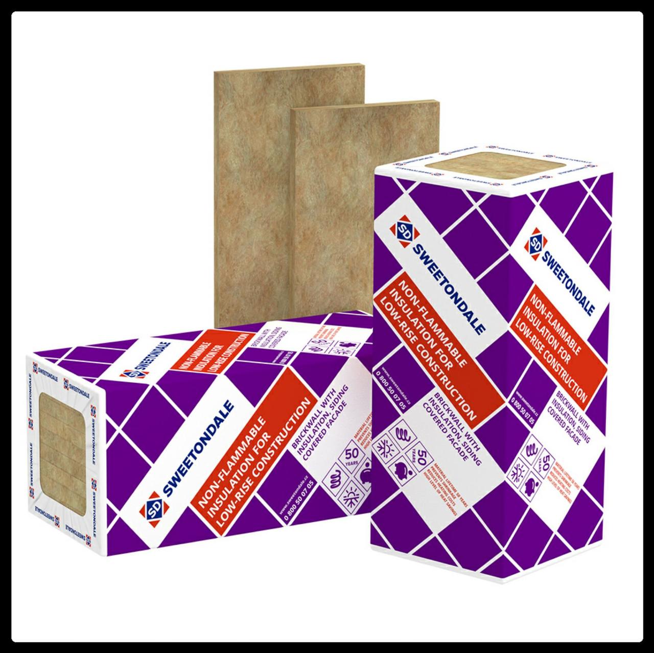 Базальтовий утеплювач — Техноблок Стандарт ⁇ 50 мм ⁇ (5.76 м2) паковання ⁇ Sweetondale ⁇ Техноніколь - Зображення 4