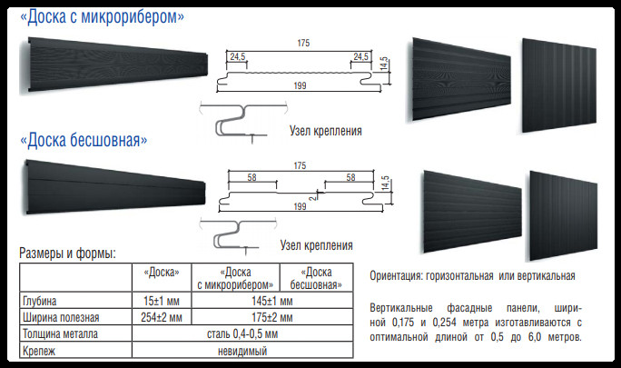 Дошка металевий сайдинг RAL 8017/ РЕ/0.45 мм/Cina - Зображення 5