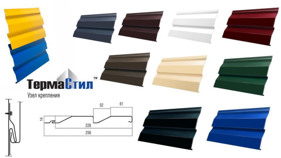 Сайдинг корабельна дошка глянець 0,47 мм Італія / РЕ / RAL - Зображення 10