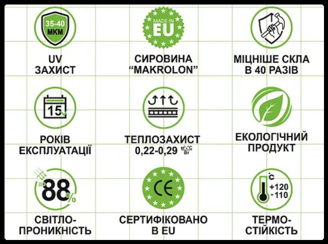 Монолітний полікарбонат Sonon SOLID 6 мм (Прозорий) - Зображення 5