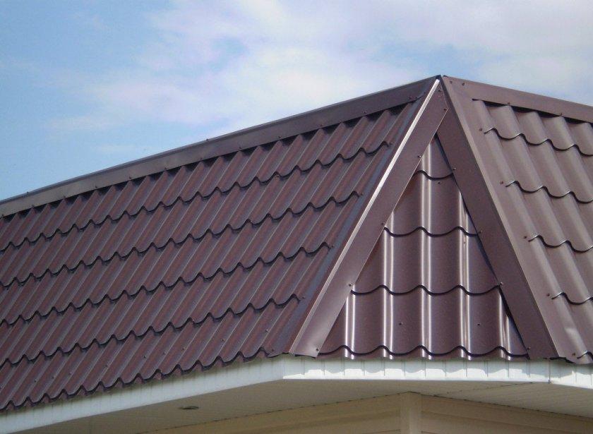 Металочерепиця "Blachy Pruszynski" Szafir 400 mm 0,45 мм RAL 8017 - Зображення 6