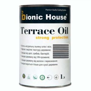 Олія для терасу Bionic-House 1 л Сірий