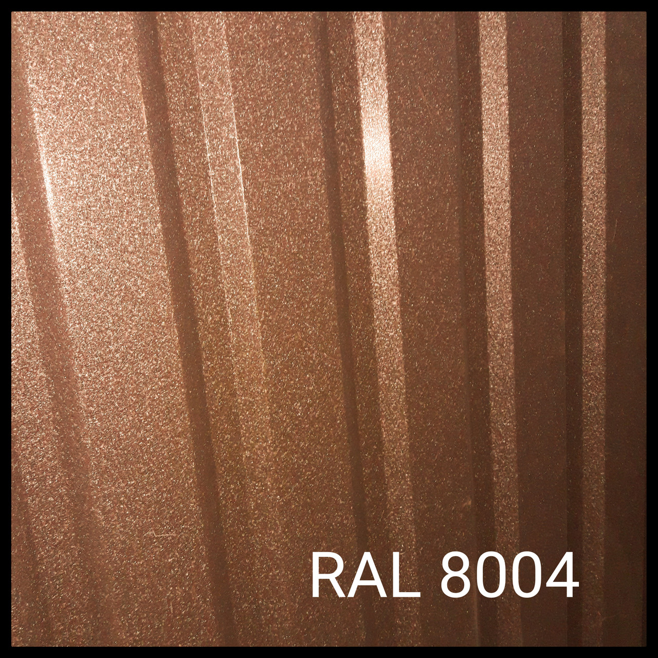 Профнастил для стін — ПС 20 — матовий 0,45 мм RAL 8017 - Зображення 3