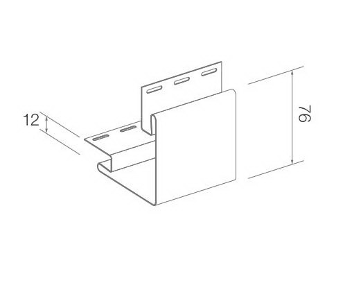 Планка VOX "зовнішній кут" S-12 "дуб" 3,05 м - Зображення 3