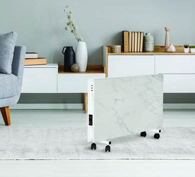 Подвійний керамічний обігрівач c програматором Flyme 800PW білий - Зображення 5