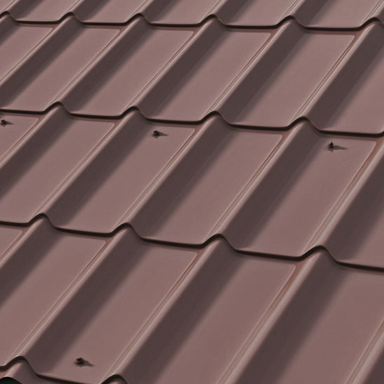 Металочерепиця Ruukki DECORREY Grand™ 30 Rough matt RR 887 - Зображення 4