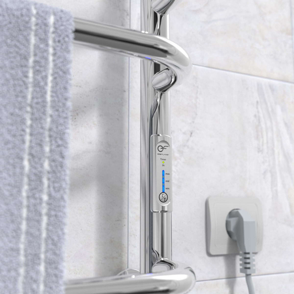 Сушарка для рушників неіржавка ERAFLYME / EF Standart 9R / Драбина - Зображення 7