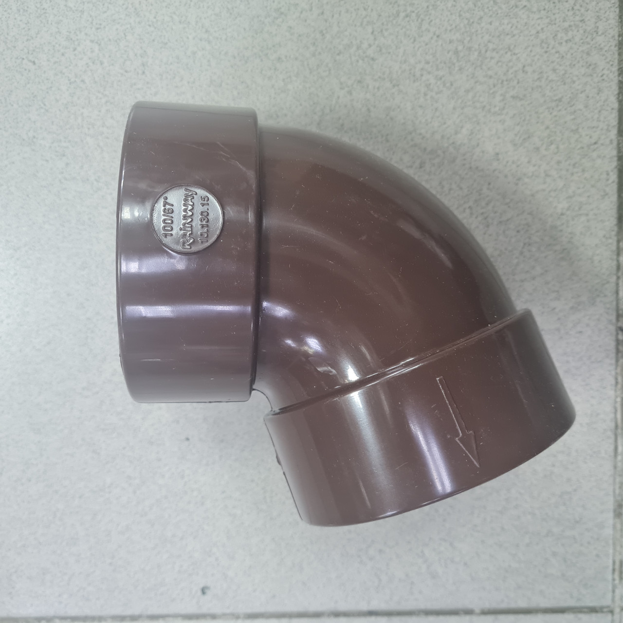 RainWay коліно труби 67 градусів дво розтрубне 100 мм - Зображення 2