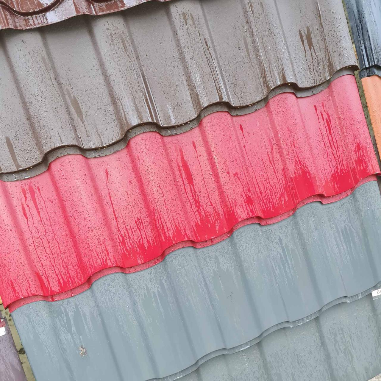 Металочерепиця Венера / Arvedi / 0,5 мм / PEMA — RAL 7024 - Зображення 10