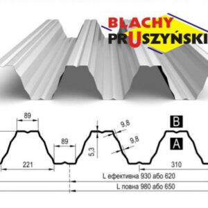 Профнастил Т-135 •несучий• PE 1,5 мм • RAL 9010 (білий) • Прушинськи — Pruszynski •
