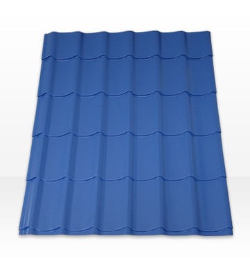 Металочерепиця синя 5005 — 0,45 мм Італія