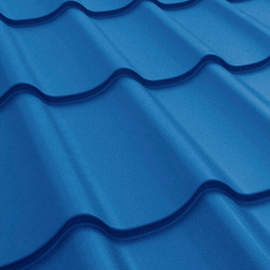 Металочерепиця синя 5005 — 0,45 мм Італія - Зображення 8