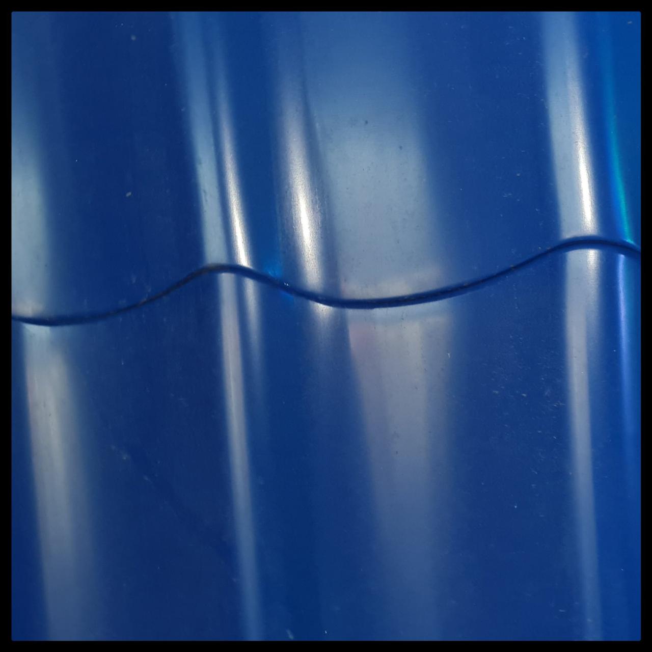 Металочерепиця синя 5005 — 0,45 мм Італія - Зображення 2